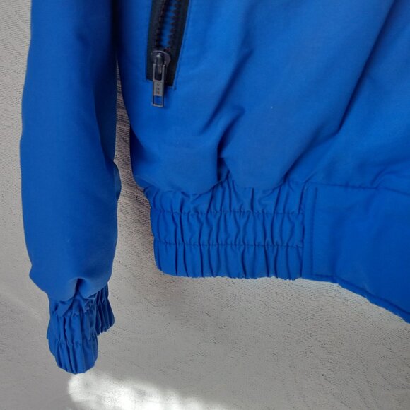 Polar Fleece By Malden Cobalt Blue Lined Jacket W/ Boeing Logo Sz M (T-379) - Picture 10 of 11